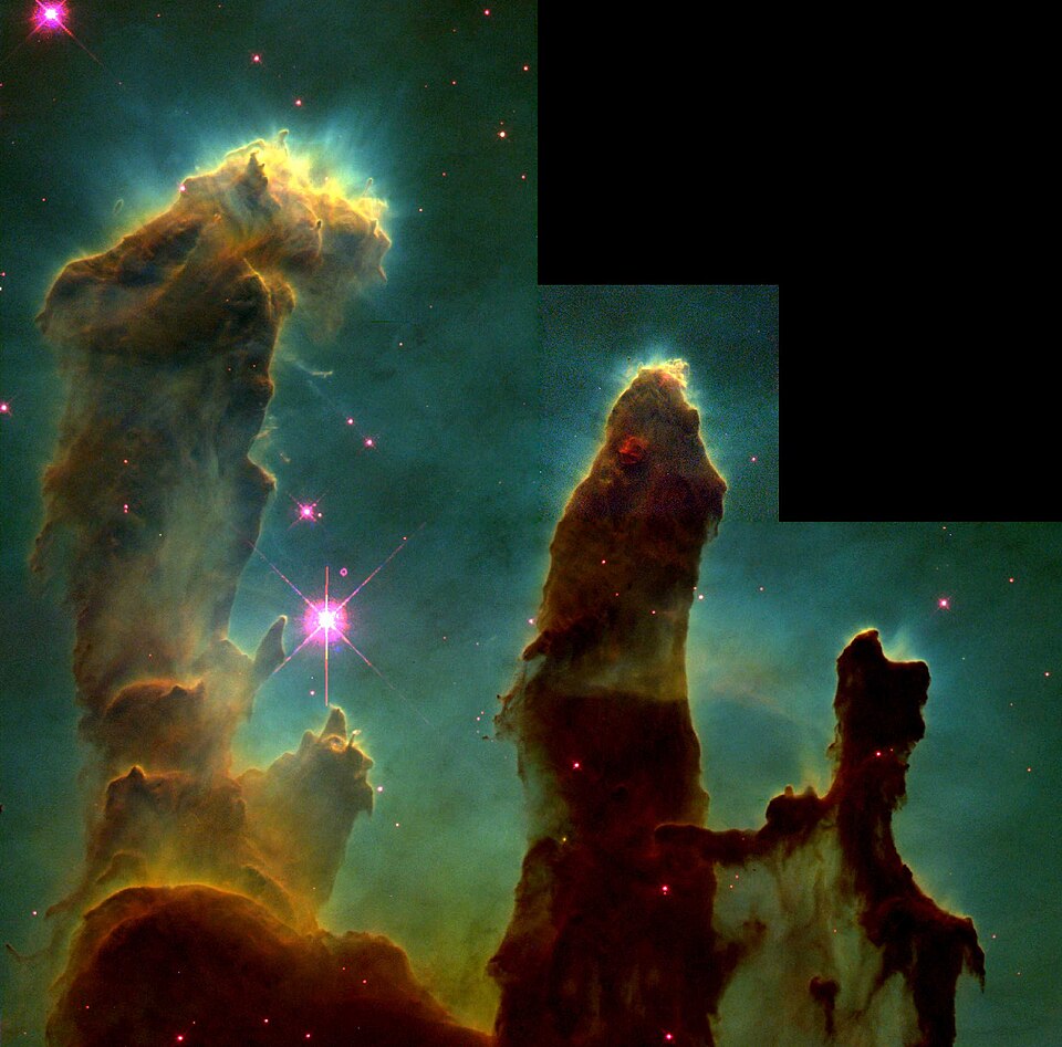 Des colonnes dans l’espace